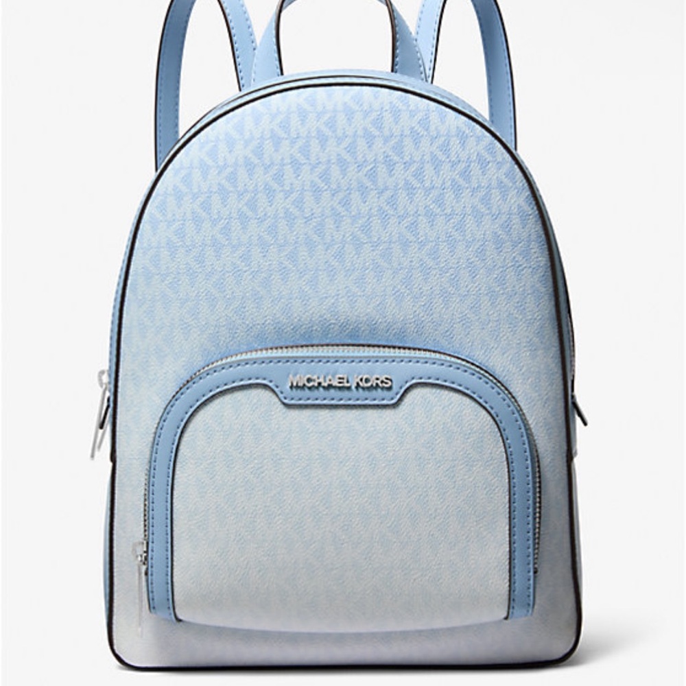 MICHAEL KORS Jaycee Medium Ombré Signature Logo Backpack
Light Sky
NWT - Picture 3 of 16